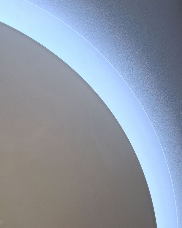 Specchio led con sensore touch e bluetooth, cm.100x100 Specchio led con sensore touch e bluetooth, cm.100x100