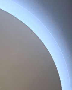 Specchio led con sensore touch e bluetooth, cm.100x100