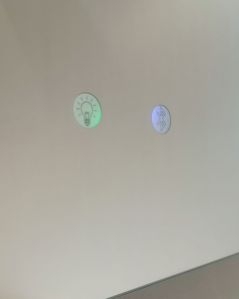 Specchio led con sensore touch e bluetooth, cm.100x100