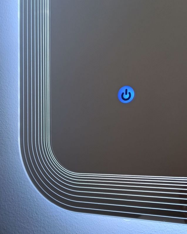 Specchio led con sensore touch, cm.120x90 Specchio led con sensore touch, cm.120x90