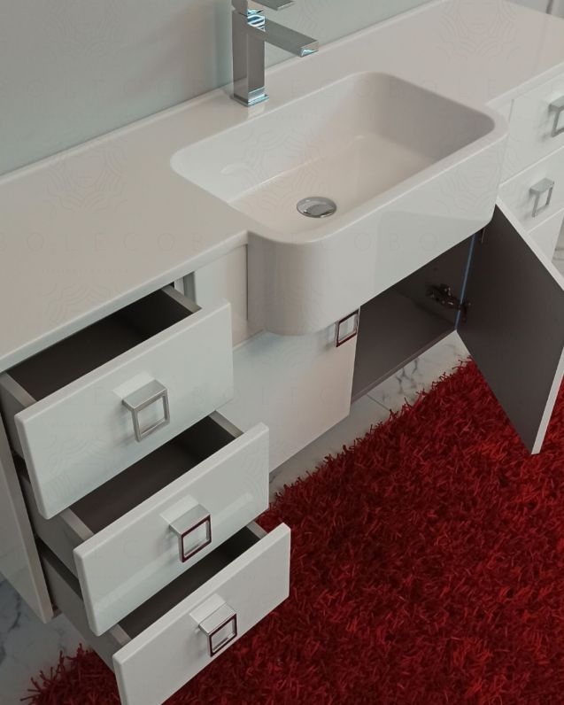 Mobile bagno sospeso Ariel cm.130 Mobile bagno sospeso Ariel cm.130