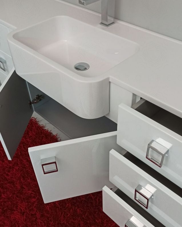 Mobile bagno sospeso Ariel cm.130 Mobile bagno sospeso Ariel cm.130