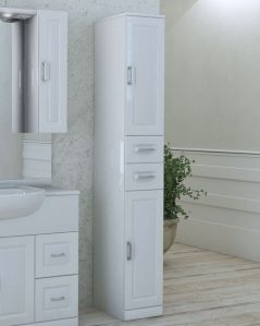 Colonna bagno Claudia bianco lucido, cm.30x190