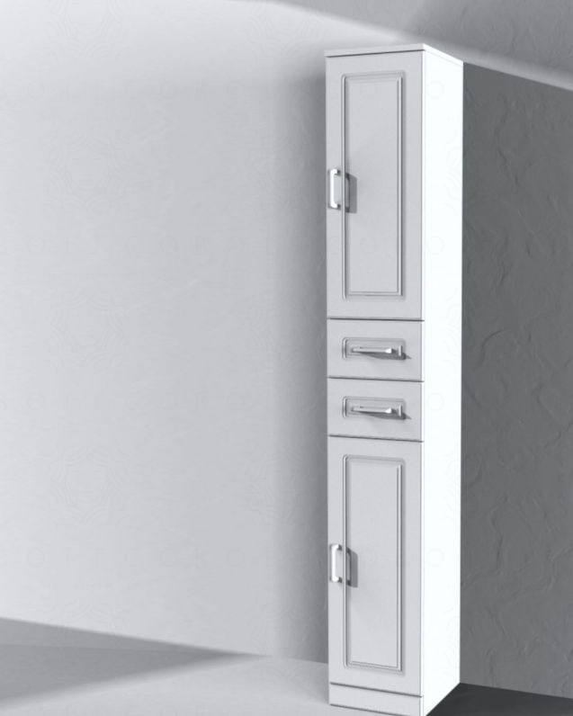 Colonna bagno Claudia bianco lucido, cm.30x190 Colonna bagno Claudia bianco lucido, cm.30x190