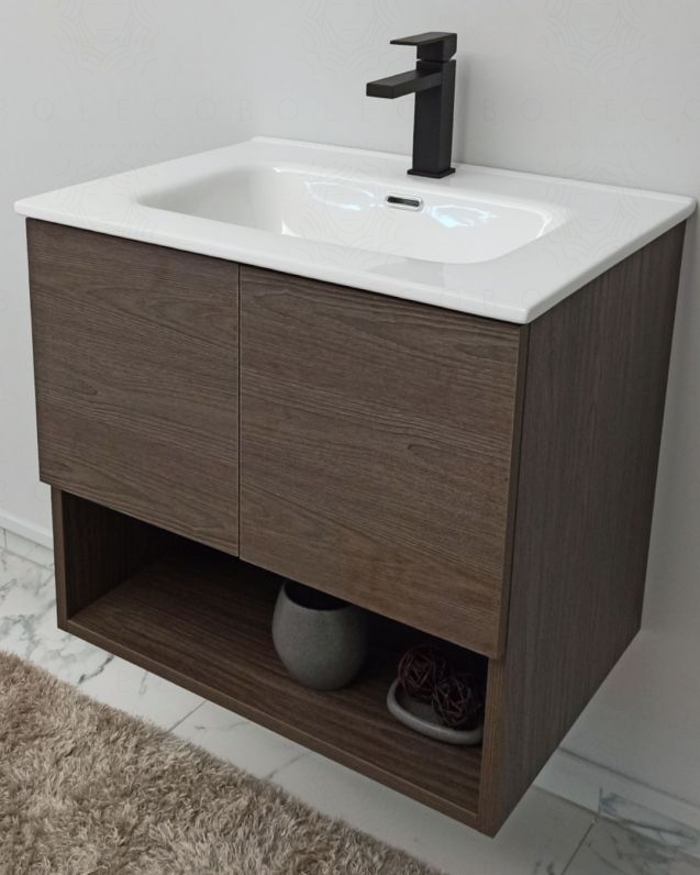 Mobile bagno sospeso Zoe cm.60 con specchio led Mobile bagno sospeso Zoe cm.60 con specchio led