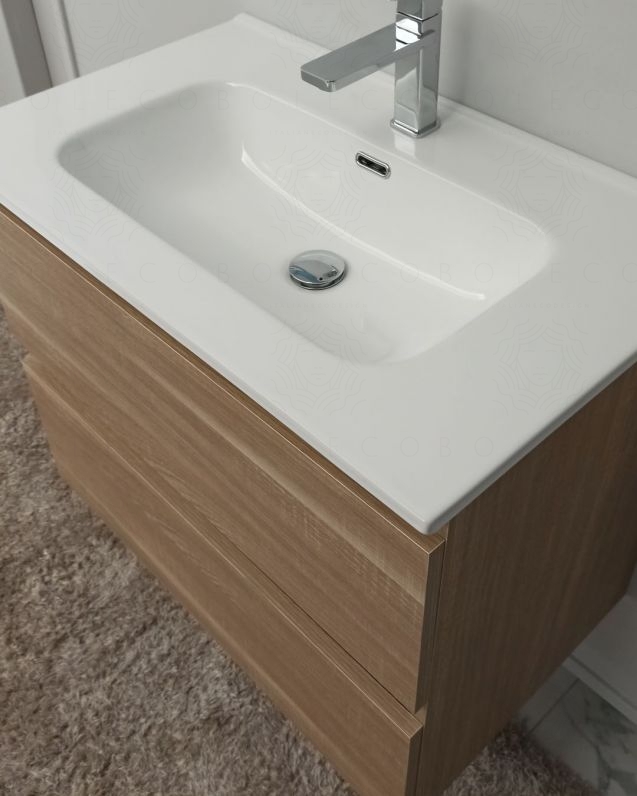 Mobile bagno sospeso Imperial cm.74 con specchio led Mobile bagno sospeso Imperial cm.74 con specchio led