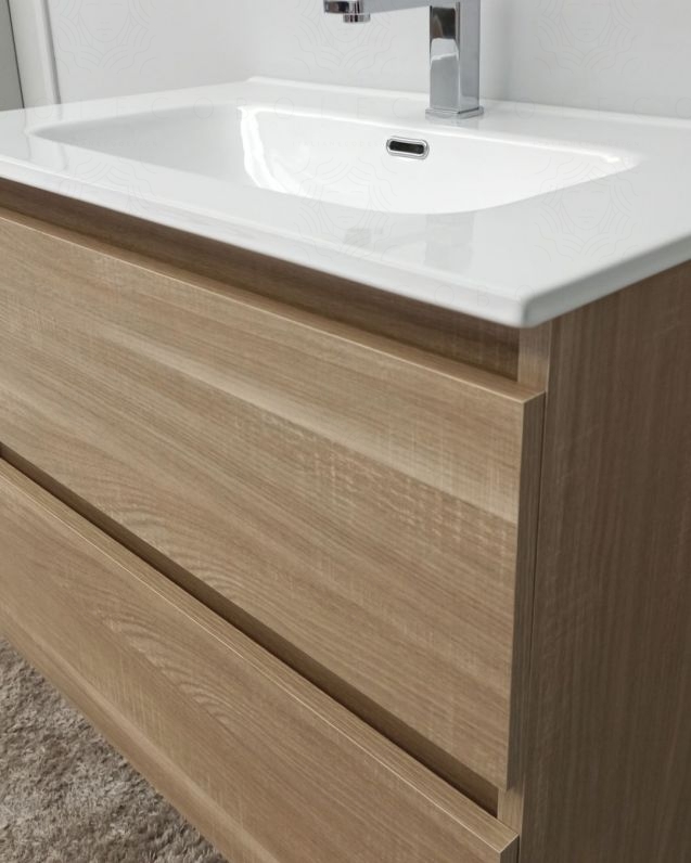 Mobile bagno sospeso Imperial cm.74 con specchio led Mobile bagno sospeso Imperial cm.74 con specchio led