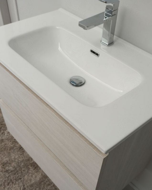 Mobile bagno sospeso Imperial cm.74 con specchio led Mobile bagno sospeso Imperial cm.74 con specchio led