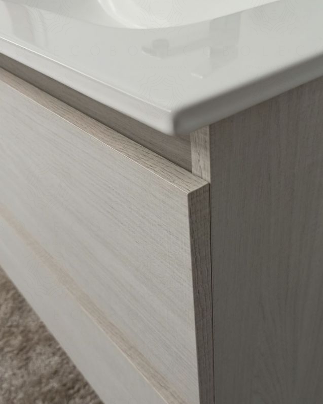 Mobile bagno sospeso Imperial cm.74 con specchio led Mobile bagno sospeso Imperial cm.74 con specchio led