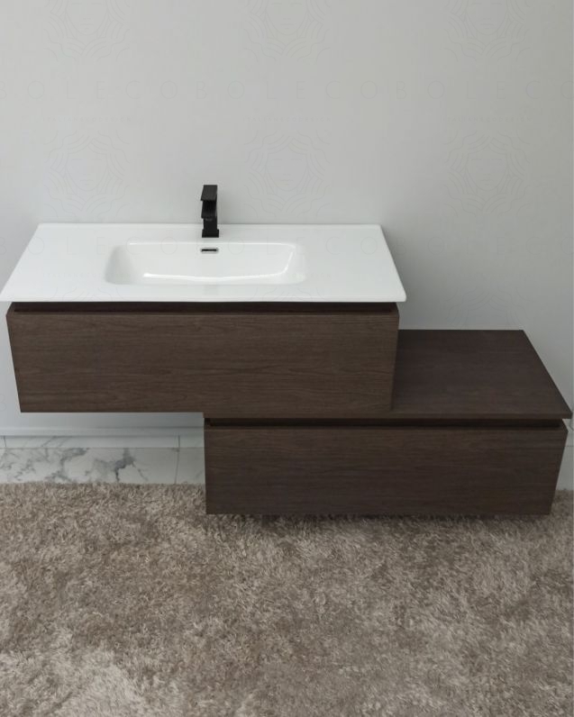 Mobile bagno sospeso Giava con cassettiera, cm.150 Mobile bagno sospeso Giava con cassettiera, cm.150