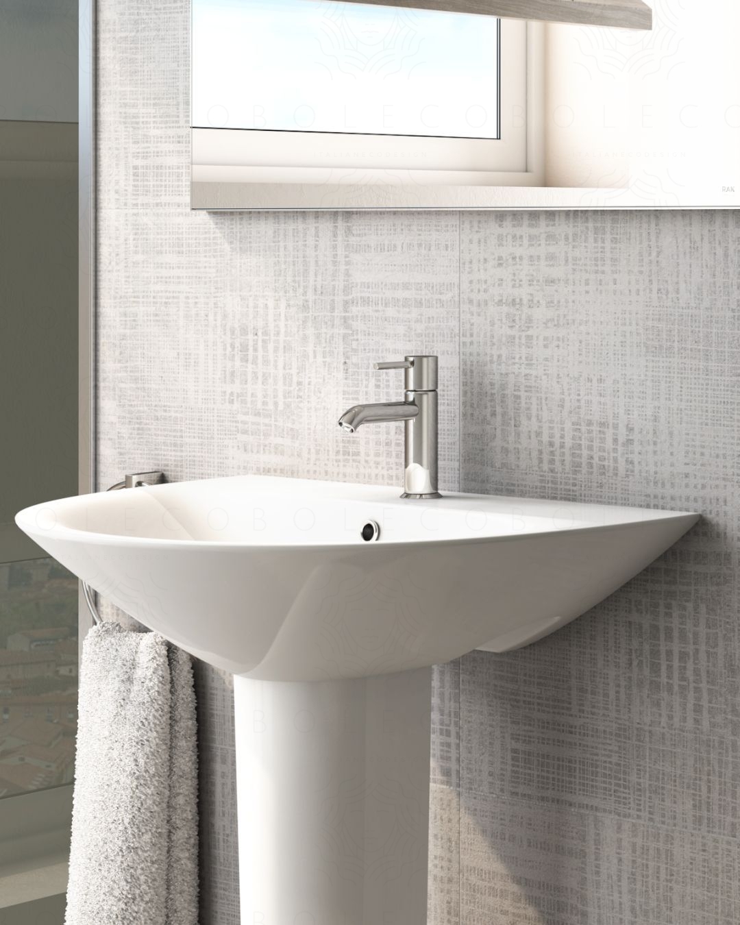 Lavabo sospeso Morning, cm.65 Lavabo sospeso Morning, cm.65