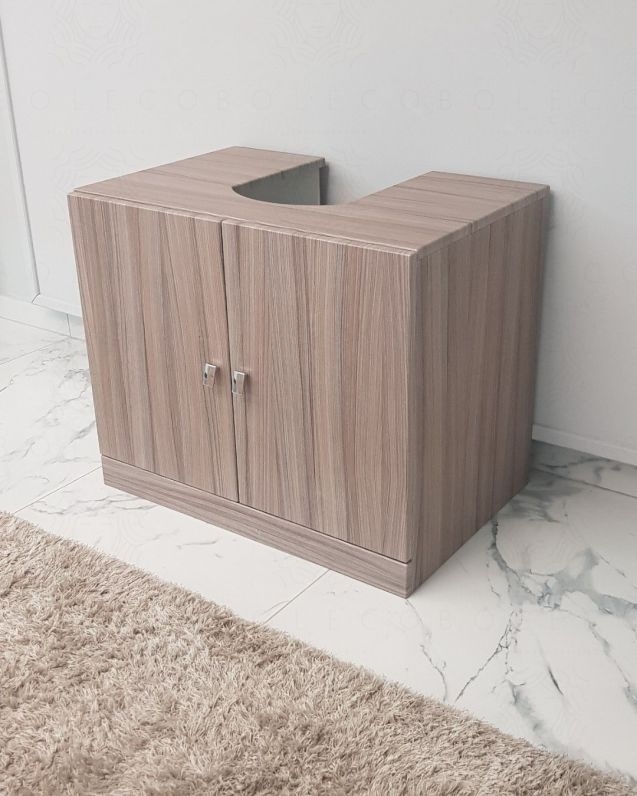 Copricolonna bagno a due ante, cm. 70