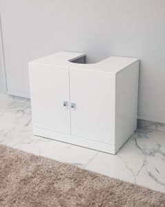 Copricolonna bagno a due ante, cm. 70