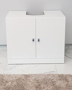 Copricolonna bagno a due ante, cm. 70