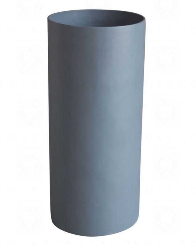 Lavabo freestanding rotondo, cm.40, grigio