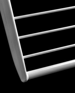 Mensola asciugabiancheria universale, bianco, made in Italy