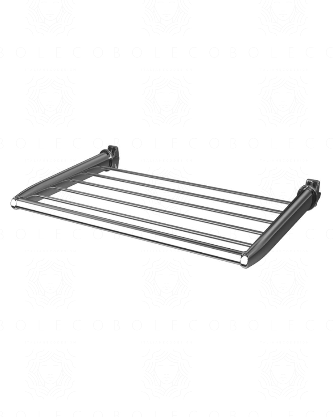 Mensola asciugabiancheria universale, cromo lucido, made in Mensola asciugabiancheria universale, cromo lucido, made in