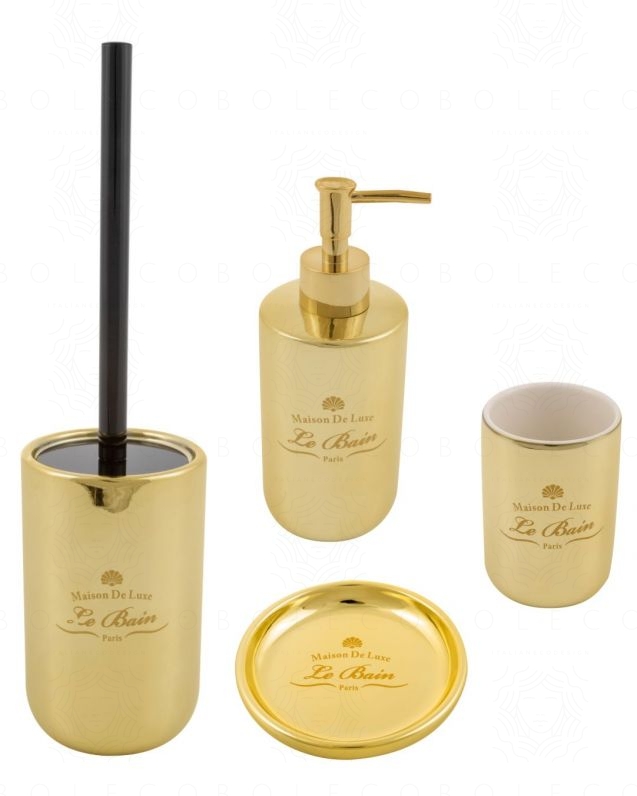 Set accessori Alchimista d'appoggio oro, con dispenser