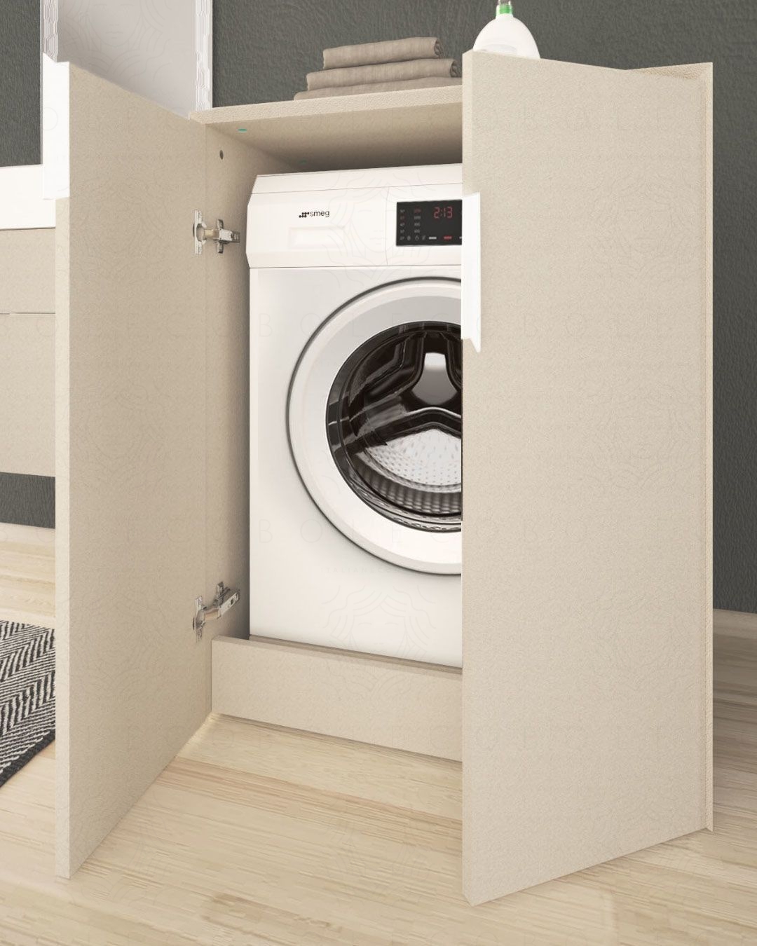 Colonna bagno porta lavatrice Diadema cm.70x93 Colonna bagno porta lavatrice Diadema cm.70x93