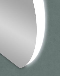 Mobile bagno sospeso Noemi cm.100, con lavabo in ceramica e