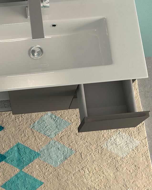 Mobile bagno sospeso Anita cm.80, profondita ridotta Mobile bagno sospeso Anita cm.80, profondita ridotta