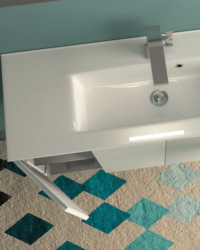 Mobile bagno sospeso Anita cm.100, profondita ridotta Mobile bagno sospeso Anita cm.100, profondita ridotta