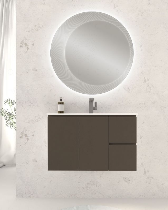 Mobile bagno sospeso Anita cm.80, profondita ridotta Mobile bagno sospeso Anita cm.80, profondita ridotta