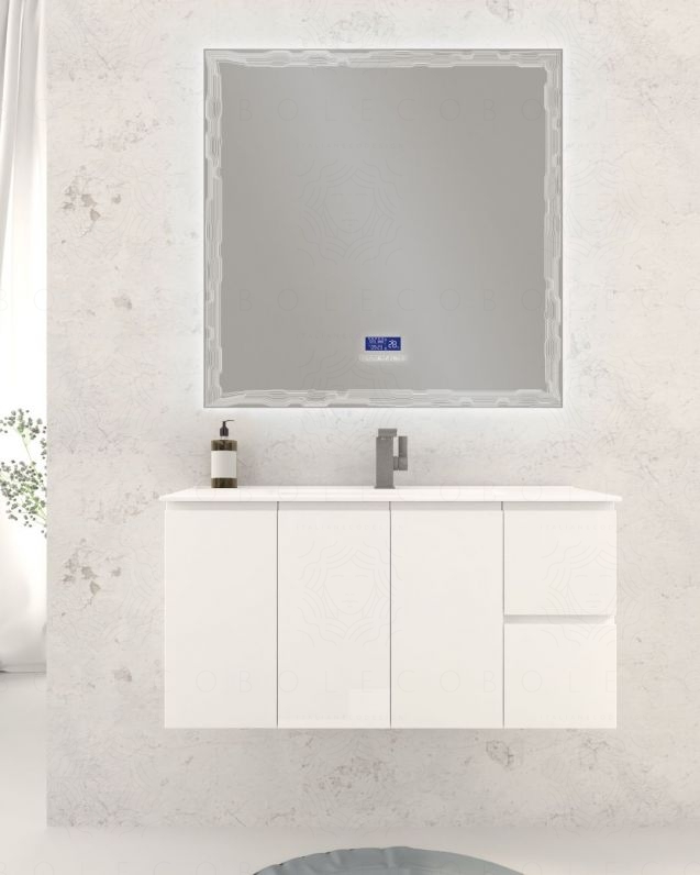 Mobile bagno sospeso Anita cm.100, profondita ridotta Mobile bagno sospeso Anita cm.100, profondita ridotta
