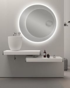 Mensolone bagno da cm.90, completo di staffe regolabili, lavabo