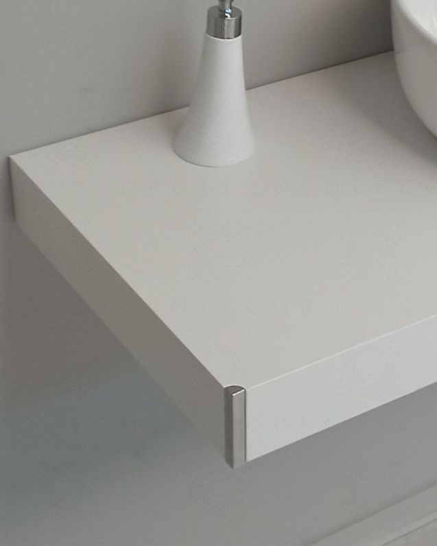 Mensolone bagno da cm.90, completo di staffe regolabili, lavabo Mensolone bagno da cm.90, completo di staffe regolabili, lavabo