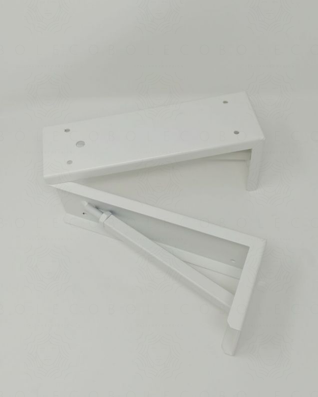 Mensolone bagno da cm.100 a cm.140, completo di staffe Mensolone bagno da cm.100 a cm.140, completo di staffe